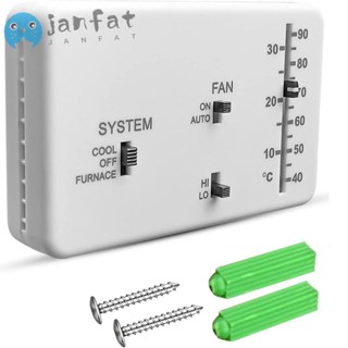 Janfat เทอร์โมสตัท Camper 3106995เทอร์โมสตัทอะนาล็อก .032 12V RV แบบเปลี่ยน สําหรับรถบ้าน RV