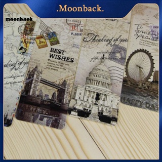 &lt;moonback&gt; ที่คั่นหนังสือ แบบใส พิมพ์ลาย ของขวัญ สําหรับนักเรียน 30 ชิ้น