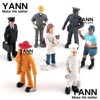 Yann1 ฟิกเกอร์นักบินจําลอง พลาสติก หลายสี สําหรับตกแต่งบ้าน