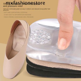 Mxfashione แผ่นเสริมส้นเท้า เบาะนุ่ม เครื่องมือดูแลเท้า แผ่นเสริมส้นเท้า กันกระแทก ลดแรงกระแทก กระดูกเท้า