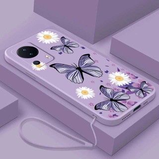 Xiaomi 13 Lite 13 Pro Little Daisy Butterfly Flower เคสโทรศัพท์ ซิลิโคนเหลว เคสกันกระแทก