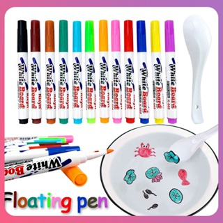 Creative Colorful Magical Water Painting Pen Diy Drawing Mark Creative Floating Pen Markers Floating Ink Pen Doodle Water Pens Children Toys For Gift [COD]