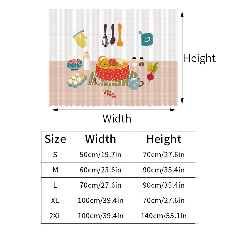 แนะนำ ผ้าม่าน ผ้าม่านสั้น กันฝุ่น คุณภาพสูง เหมาะสำหรับอ่างล้างจาน และประตู ราคาพิเศษ มีเก็บเงินปลายทาง
