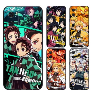 เคส  OPPO A17 A77s A15 A15S A57 A76 A96 A16K A16e A95 A16 2021 A74 A53 A33 2020 โทรศัพท์มือถือแบบนิ่ม ลายดาบพิฆาตอสูร สําหรับ