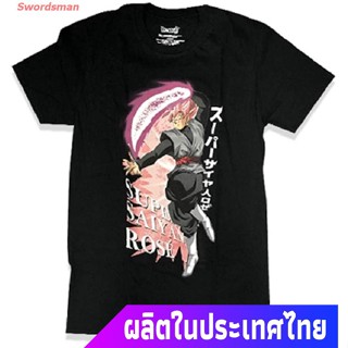 เสื้อยืดแขนสั้นเสื้อยืดแขนสั้น Dragon Ball Super Goku Black Rose Anime Officially Licensed T Shirt Popular T-shirtsS-5XL