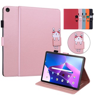 เคสแท็บเล็ต แบบฝาพับ ลายการ์ตูนสัตว์น่ารัก พร้อมช่องใส่บัตร สําหรับ Lenovo Tab M10 3rd Gen 10.1 นิ้ว TB328FU TB328XU