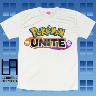 เสื้อยืดแขนสั้นPokemon Unite Logo Anime T-shirt - Unisex - Sublimation - Dri-fit_09S-5XL