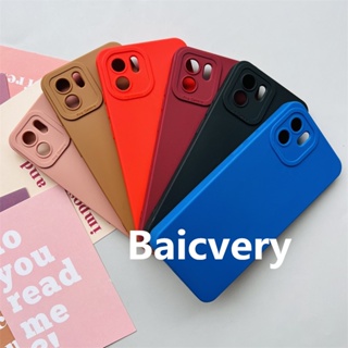 เคสโทรศัพท์มือถือ ซิลิโคน สีพื้น แฟชั่น สําหรับ Xiaomi Redmi A1 Redmi 10C Redmi 10A Redmi 9C Redmi 12C