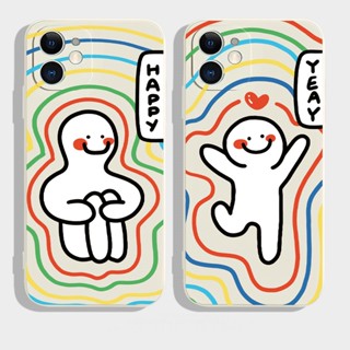 Cartoon Couple Casing Xiaomi POCO X5 M5 M4 M3 F3 X3 F4 GT Pro 4G 5G MI 12 11 Ultra Lite Note 10 11T 10T A2 Cute Colorful line happy fun Straight Edge Tpu Soft Case Full Phone Back Cover MDD 41