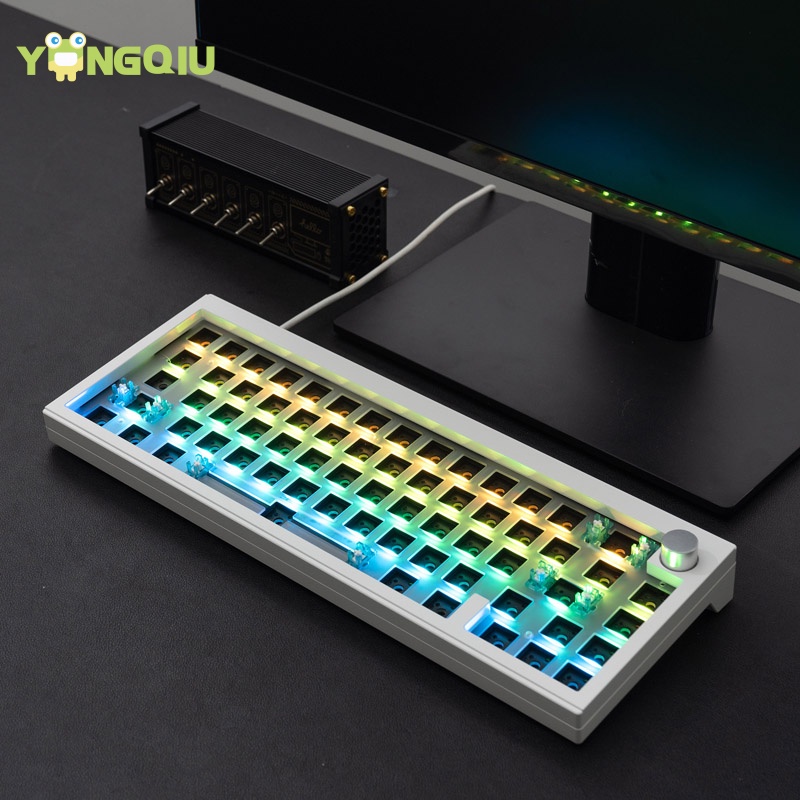 V65 v2 CIDOO คีย์บอร์ดเมคคานิคอล RGB อลูมิเนียม รองรับ VIA ที่เปลี่ยนได้