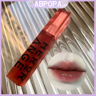 Abpopa Beauty Puffy Herorange ลิปกลอส เนื้อนุ่ม กันน้ํา แต่งหน้า