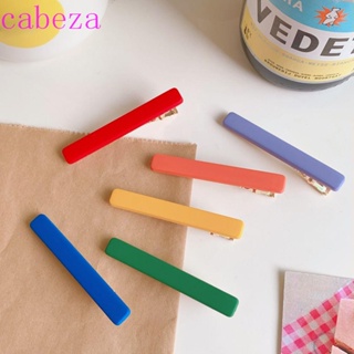 Cabeza กิ๊บติดผม สีแคนดี้ หวาน น่ารัก สีสันสดใส กิ๊บหน้าม้า เรนโบว์ ที่คาดผม สไตล์เกาหลี ปิ่นปักผม