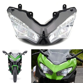 ชุดประกอบไฟหน้ารถจักรยานยนต์ LED สําหรับ Kawasaki Ninja 400 250 NINJA400 2018 2019 2020 2021 2023 636