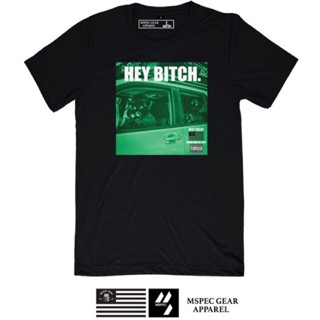 MSPEC GEAR T-Shirt ลาย HEY BiTcH💀 เสื้อยืด พิมพ์ระบบDTG ทันสมัยไม่ร้อนไม่หนา ใส่สบาย ของแท้100%