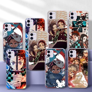 เคสโทรศัพท์มือถือแบบนิ่ม TPU ใส ลายดาบพิฆาตอสูร tanjiro Y157 สําหรับ Samsung S10 S10E S20 Fe Lite S20 Ultra S21 Plus