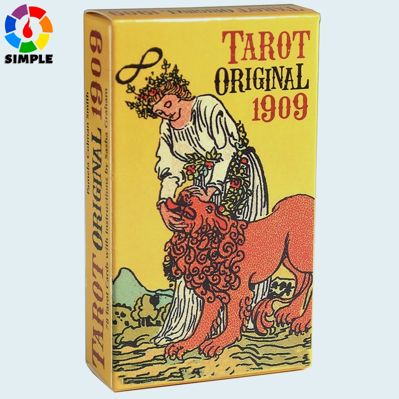 Tarot Deck Tarot Rider Waite Tarot Cards Original 1909 Deck Card 1909 Rider Waite Smith Tarot Board Games Divination Deck Table