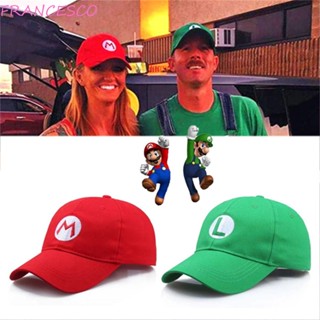 Francesco หมวกเบสบอล คอสเพลย์ Super Mario แฟชั่น Unisex Odyssey Luigi Bros