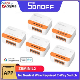 Sonoff ZBMINI L2 Extreme Zigbee สวิตช์อัจฉริยะ ไม่จําเป็นต้องใช้ตัวควบคุมกลาง DIY กับ Alexa Google Zigbee Hubs