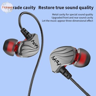 Pewany HiFi หูฟังสเตอริโอ 6D แฮนด์ฟรี พร้อมไมโครโฟน ควบคุมระดับเสียง หลากสี สําหรับเล่นกีฬา