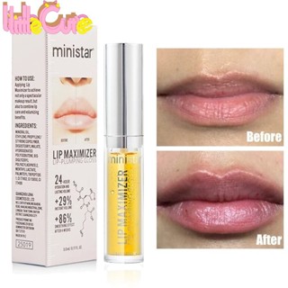 [Beauty][Ministar / ลิปกลอส เนื้อลิขวิด ขิง มิ้นท์ ธรรมชาติ 1 ชิ้น] [ซ่อมแซมริมฝีปาก ให้ความชุ่มชื้น] [เครื่องสําอางบํารุงริมฝีปาก]