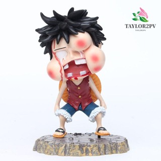 Taylor2pv ตุ๊กตาฟิกเกอร์ PVC รูปลูฟี่ Luffy Beaten Face ของเล่นสําหรับเด็ก