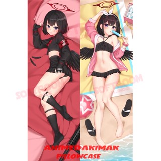 Mashiro Blue Archive Dakimakura ปลอกหมอนอิงโซฟา แบบนิ่ม ลายอนิเมะญี่ปุ่น Otaku ขนาด 50x160 ซม. DK4318