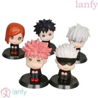 FIGMA Lanfy Kawaii โมเดลฟิกเกอร์ Pvc รูปการ์ตูนอนิเมะ 5 ชิ้น/ชุดสําหรับเด็ก