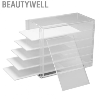 Beautywell Fake Eyelash Box  Strong Durable Thick Transparent Space Saving Acrylic Eyelash Storage Case  for Office
