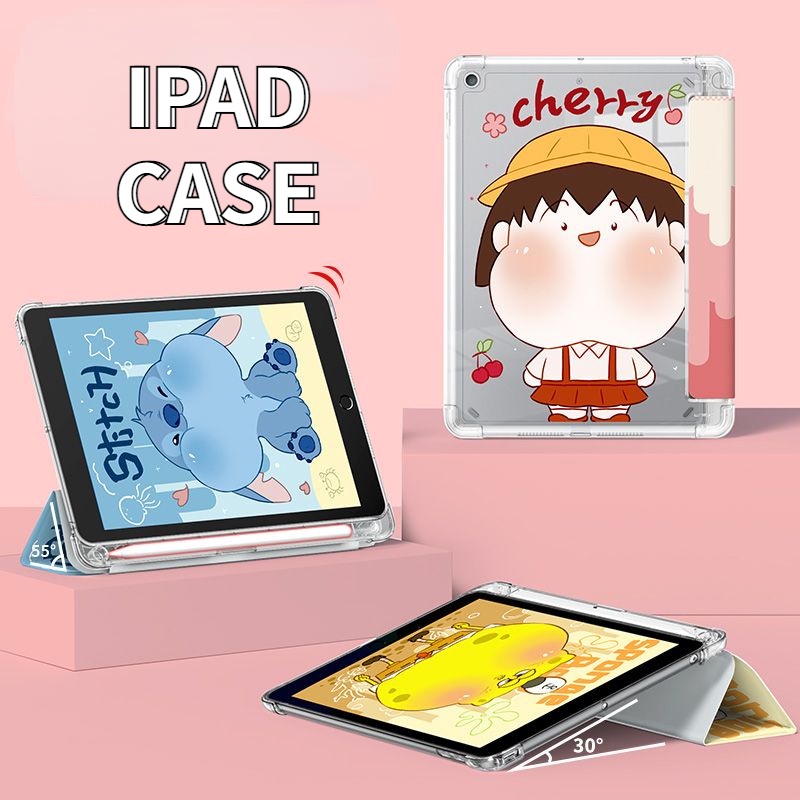 เคสอะคริลิค กันตก ลายการ์ตูนน่ารัก สําหรับ iPad Air4 Air5 รูปที่ 4