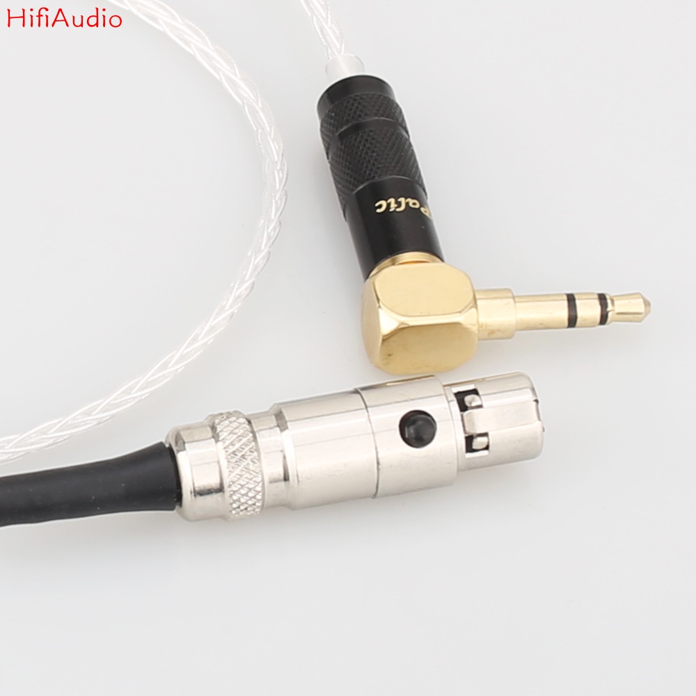 8 แกน 7N OCC Silver Plated หูฟังอัพเกรดสําหรับ K240 K242 K271 K272 K702 Q701 DT1990pro DT1770pro หูฟ