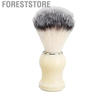 Foreststore Barber Cleaning Hairbrush  Comfortable Grip White Neck Duster Brush Portable  for Salon for Men