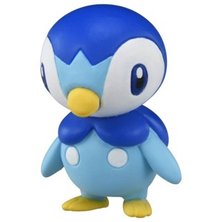 Piplup ของแท้ JP - Monster Collection Takara Tomy [โมเดลโปเกมอน]