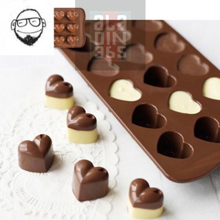 พิมพ์ซิลิโคน พิมพ์ช็อคโกแลต มีหลายแบบให้เลือก พิมพ์ซิลิโคนรูปหัวใจ Silicone Chocolate Mold