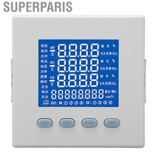 Superparis Current Voltage Meter  High Brightness Precise AC 220V Multifunctional True RMS Measurement Flame Retardant Ammeter Voltmeter  for Power Distribution Automation