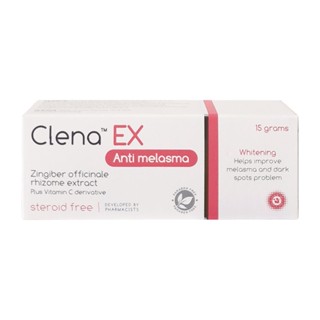 Clena Ex Anti melasma 15 g ครีมลดฝ้า กระ ลดจุดด่างดำ หมองคล้ำ ช่วยบำรุงผิวให้กระจ่างใส ขนาด 15 กรัม