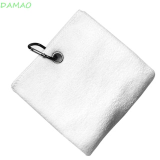 DAMAO Golf Towel Hand Towel Soft Towels Golf Accessories Quick Dry Washcloth Swimming Wiping Cloth Cleaner Portable Cleaner Kit