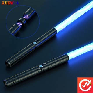 ดาบโลหะ T8 Lightsaber แบบชาร์จไฟ RGB 7 RGB 2 ชิ้น