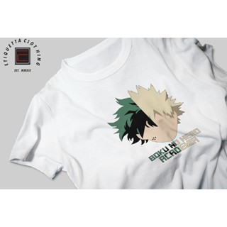 พร้อมส่ง Anime Shirt -Boku no Hero Academia - Midoriya and Bakugo การเปิดตัวผลิตภัณฑ์ใหม่ T-shirt