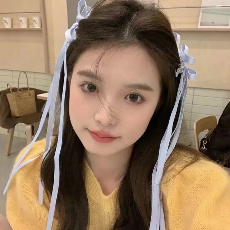 กิ๊บติดผม ริบบิ้นถัก รูปปากเป็ด ประดับโบว์ สีพื้น หรูหรา เป็นที่นิยม แฟชั่นแฟรี่ สําหรับผู้หญิง