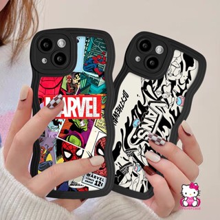 เคสโทรศัพท์มือถือ Tpu นิ่ม ขอบหยัก ลายอะนิเมะ V.ANS MARVEL สําหรับ Redmi Note 11 8 10s 11s 10 11 Pro 9s 9 Redmi A1 10C 10 9 9A 9T A1+ 12C 9C 10A Mi 11T Pro POCO X3 NFC Pro M3 ผ้าคลุมกราฟฟิตี้