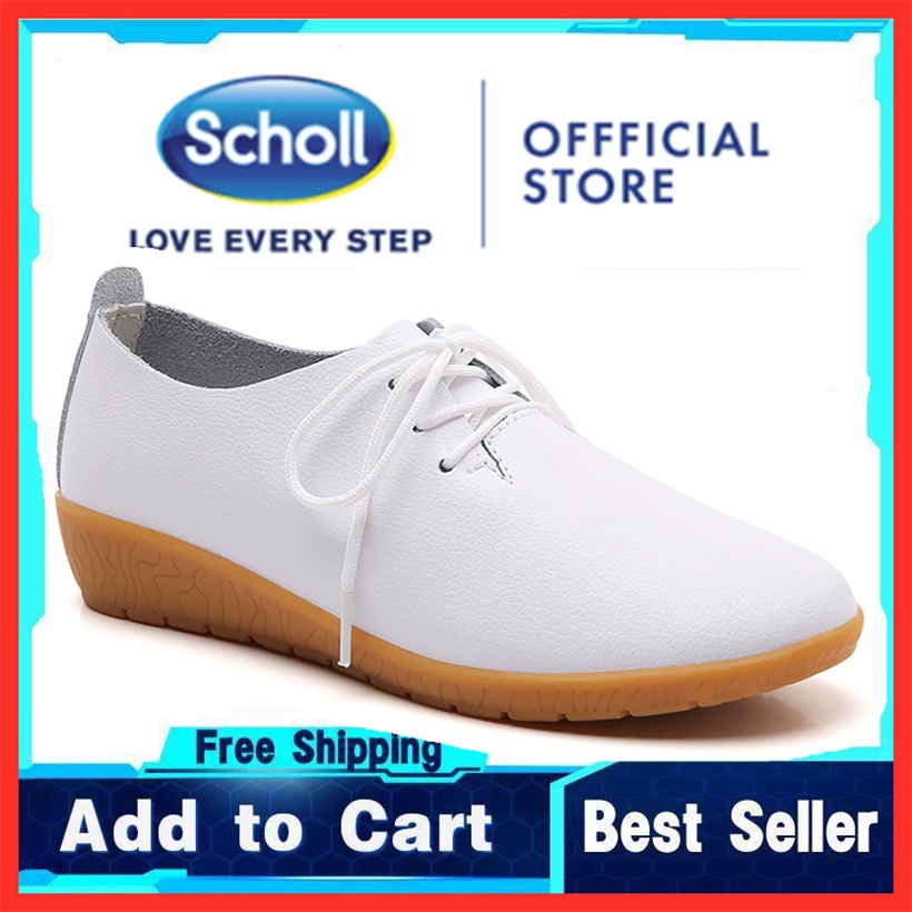 Scholl Women's Shoes รองเท้าหนังลําลอง รองเท้าผู้หญิง Boat Shoes Loafers