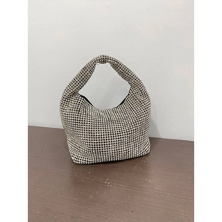 Crystal Bucket with Crossbody Bag กระเป๋าสะพายข้าง กระเป๋าถือ คริสตัล ขายดี แฟชั่น สวย ถูก พรีเมียม งานเนียบ ออกงาน hot