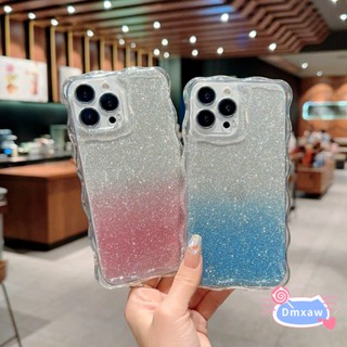 เคสโทรศัพท์มือถือ TPU แบบนิ่ม ลายคลื่น ประดับกลิตเตอร์ สําหรับ Vivo Y76 Y76S Y74S Y73S Y70S Y51S Y52S aY53S Y72 5G V21 4G 5G V20 Pro X70 X60 Pro