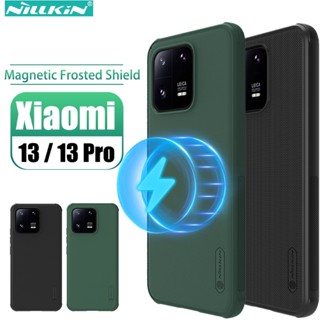 Nillkin เคสโทรศัพท์มือถือ PC TPU ป้องกัน ปิดด้านหลัง แม่เหล็ก สําหรับ Xiaomi 13 Xiaomi 13 Pro