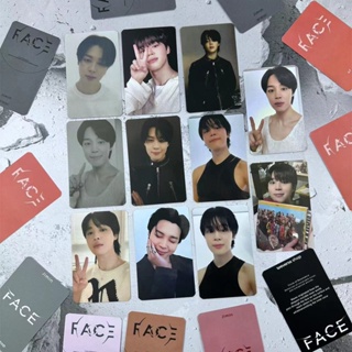 อัลบั้มรูปภาพ Kpop BTS Jimin Face Lucky Draw Photocards สําหรับแฟนคลับ