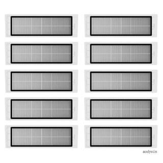 Aod อะไหล่ไส้กรอง HEPA ทําความสะอาดได้ ใช้ซ้ําได้ แบบเปลี่ยน สําหรับเครื่องดูดฝุ่น 10 ชิ้น