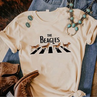 Beagle Tee เสื้อยืด ลายการ์ตูน แนวสตรีท ฮาราจูกุ สําหรับผู้หญิง y2k