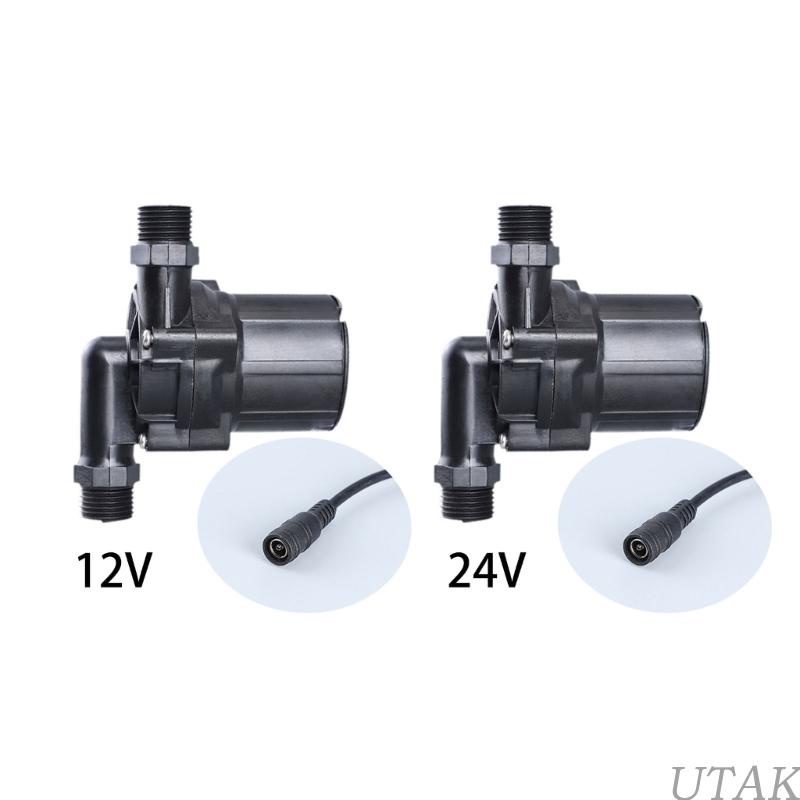 Godd DC24V / 12V Boosters ปั๊มน้ําเงียบมอเตอร์ Brushless ปั๊มไหลเวียนของน้ํา