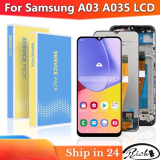 อะไหล่หน้าจอสัมผัส LCD แบบเปลี่ยน สําหรับ Samsung Galaxy A03 A035F SM-A035M DS A035M