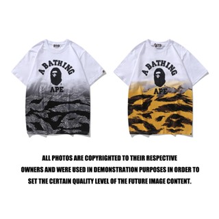 Bape - เสื้อยืดลําลอง แขนสั้น ทรงหลวม แฟชั่นสําหรับผู้ชาย และผู้หญิง